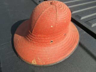 Allis Chalmers Straw Pith Hat,  Old 3