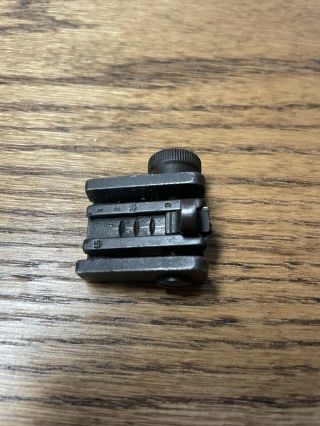 M1 Carbine Type 2 Milled Rear Sight Marked Pi