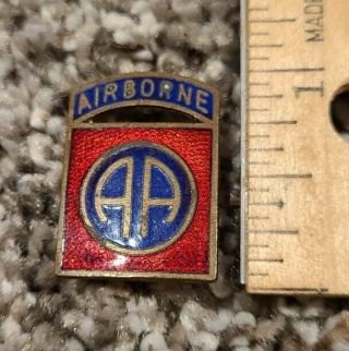 Ww2 Us Army Military 82nd Airborne Division Patch Enamel Pin Sweetheart Lapel
