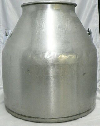 Large Vintage Stainless Steel Delaval Milk Can