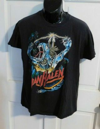 Vintage 1980s Van Halen Kicks Ass Concert Shirt Xl T - Shirt
