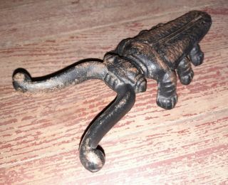 Vintage/antique Cast Iron Boot Jack/scraper Scarab Beetle/bug