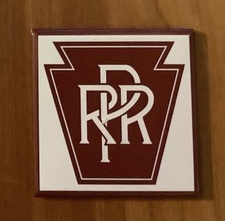 2” Square Pennsylvania Rr Railroad Souvenir Refrigerator Magnet