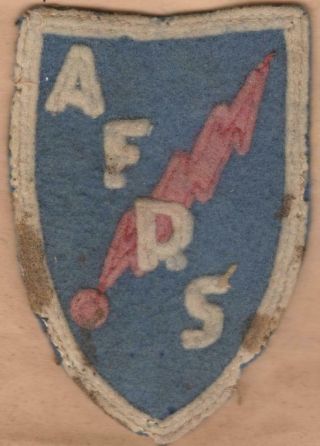 Ww2 Us Army Armed Forces Radio Service Afrs Patch