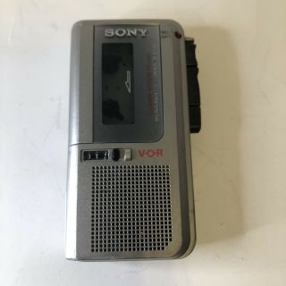 Vintage Sony M - 570v Microcassette Handheld Cassette Voice Recorder