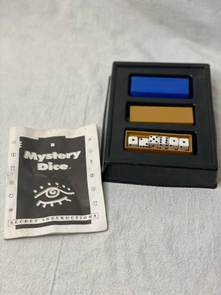 Magic Mystery Dice Milton Bradley & Tenyo Trick,  Instructions No Box Rare