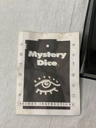 Magic Mystery Dice Milton Bradley & Tenyo Trick,  Instructions No Box Rare 3