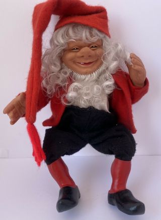 Vintage Arne Hasle Norwegian Christmas Decoration Troll Gnome 11 "
