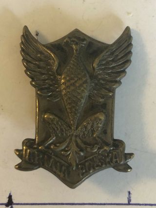 Unique Poland Polish Army Medal Whitehead And Hoag Co.  Newark Nj Wwii?