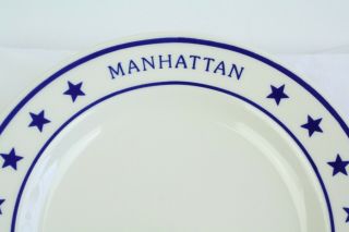 Vtg Homer Laughlin Blue Plate Special Manhattan 10 