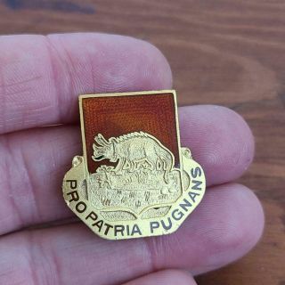 Sterling Wwii 629th Tank Destroyer Battalion Dui Di Crest Pin