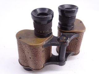 Vintage Military Stereo 6x30 Talbot Reel Signal Corps Us Army Binoculars Wwii