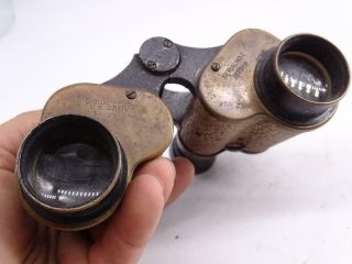 Vintage Military Stereo 6x30 Talbot Reel Signal Corps US Army Binoculars WWII 3