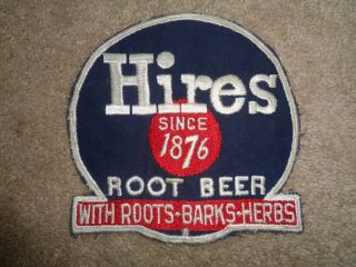 Hires Root Beer Patch - Vintage - Large - Soda 6 3/4 X6