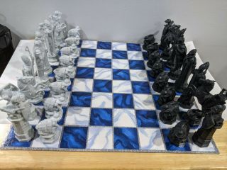 Harry Potter Wizard Chess 2002 Mattel Complete and Instructions 2