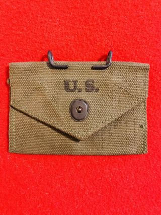 Wwii First - Aid Pouch M1942 (“independent Awnings 1945”) Nos Unissued