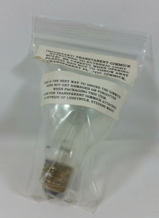 Stevens Magic - Magic Light Bulb Transparant Gimmick
