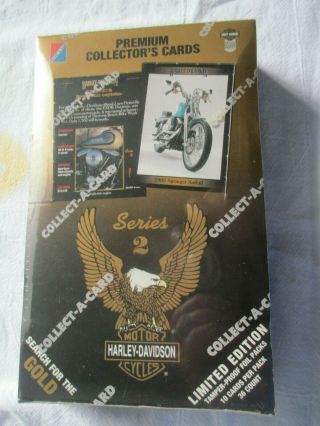 Harley Davidson Premium Collectors Cards Series 2 Factory 36 Count 1992