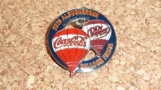 Coca Cola / Dr.  Pepper 2019 Albuquerque Fiesta Special Shape Balloon Pin
