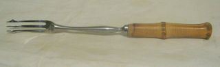 Lovely Stainless Steel Toasting Fork With Antler Handle Made In England 8¼ Ins