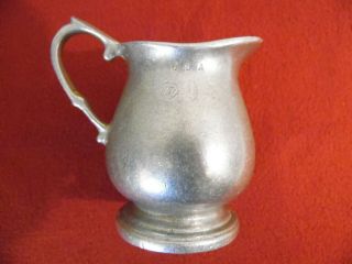 Vintage Pewter Wilton Armetale Rwp Creamer Made In Usa 3.  5 " Tall