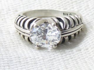Estate Vintage Sterling Silver Kabana Dqcz.  925 Ring