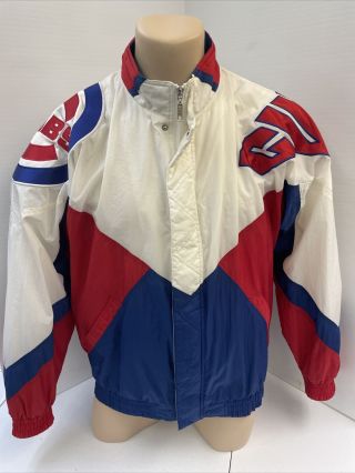 Vintage 90’s Apex One Jacket Chicago Cubs Xl - Big Logo - Look