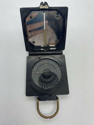 Ww2 Magnetic Marching Compass - English - Bakelite - Mark 1 - T.  G.  Co.  Ltd.  -