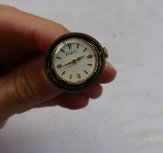 Rare Vintage Space Ball Pendant Watch Wind Up Ernest Borel Swiss Look