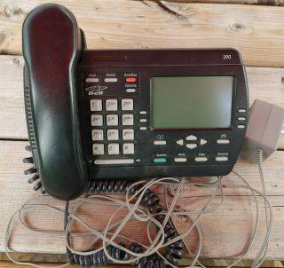 Vintage Bell Canada Black Vista 390 Desk Phone Great