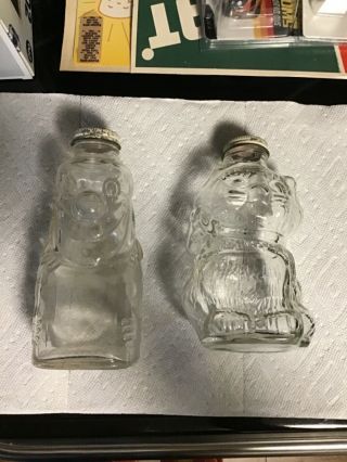Grapette Cat And Clown Syrup Bottles