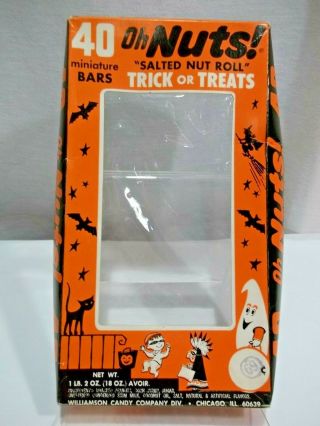 Williamson Candy Company - Oh Nuts Salted Nut Roll Trick Or Treats - Box Cover