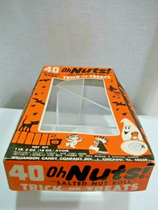 Williamson Candy Company - Oh Nuts Salted Nut Roll Trick or Treats - Box Cover 3