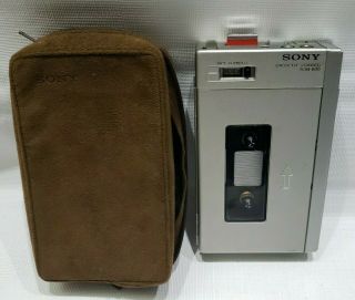 Vtg Sony Walkman Tcm - 600 Cassette Player Recorder Japan Silver Parts