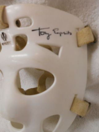 Rare Vintage 1970’s Tony Esposito Mylec Goalie Hockey Mask Facsimile Signed 2