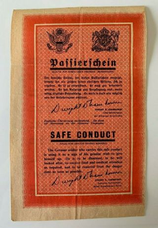 Ww2 Allied Propaganda Leaflet For German Soldiers