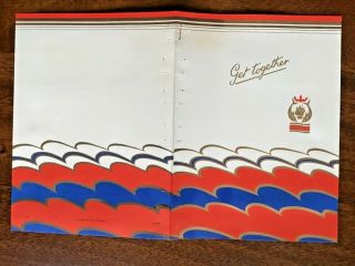 Feb.  17,  1938 R.  M.  S.  Queen Mary “get Together” Dinner Menu - Cunard Line