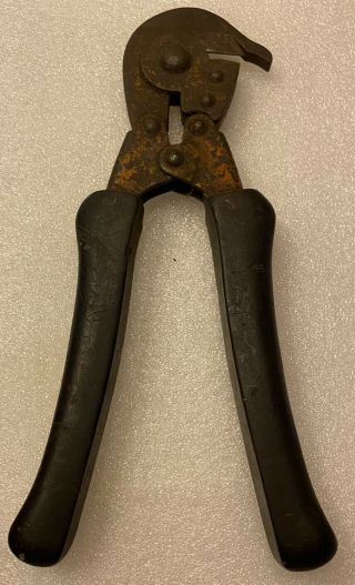 Vintage 1942 Wwii Us H.  K.  Porter Hkp Military Barbed Wire Cutters Tool Nr