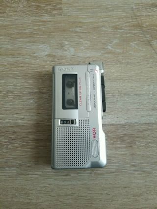 Vintage Sony Clear Voice Plus M - 560v Vor Microcassette Recorder And