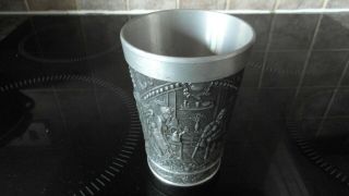 Vintage German Rein Zinn 92 Pewter Drinking Vessel