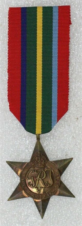 Military Medal: British Wwii Pacific Star
