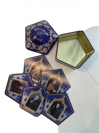Harry Potter Chocolate Frog Tin And Cards Only.  No Chocolate Frog - 2021