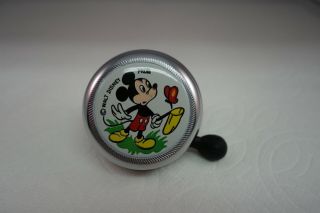 Vintage Nos Reich - Mickey Mouse W/butterfly Net - Walt Disney - Bicycle Bell