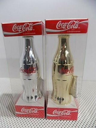 Coca Cola Sports Collector Series Satchel Paige Limited Edition Gold And Silver