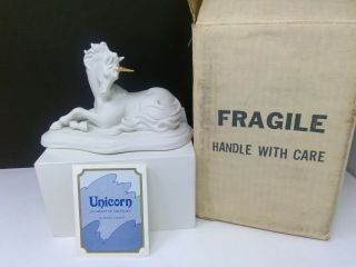 Franklin Guardian Of The Heart Unicorn Figurine - David Cornell