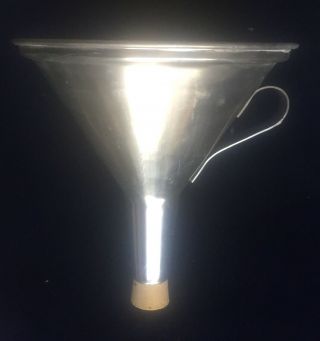 Vintage Magic Trick Large Aluminum Comedy Funnel Morrissey Of Canada
