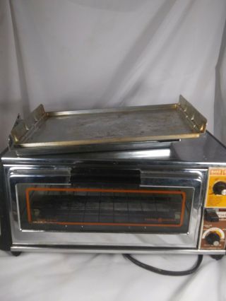 Vintage Ge Toaster Oven A63126 General Electric Bake Broil Toast R Oven Usa
