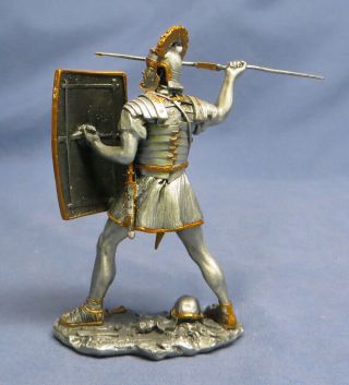 Veronese Myths and Legends Pewter Knight with Spear and Shield EXC. 3
