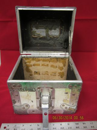 Vintage A & J Reusable Cargo Storage Small Container 9 "