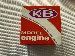Vintage K&b Torpedo Model Airplane Engine 8011.  40 R/c " Series 71f "